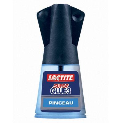 Colle forte liquide Loctite Super Glue 3 - Pinceau 5 g - collage permanent_0
