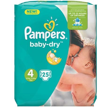 COUCHES BABY DRY T4 PAMPERS (VENDU PAR 25)