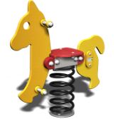 Jeu à ressort cheval - cbr01pe - Crea Equipements - Âge 2 à 6 ans - 950x950x350 mm_0