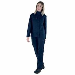 Lafont - Pantalon de travail Femme Jade Bleu Marine Taille 3XL - Ceinture élastiquée, poches multiples et Easy ourlet_0