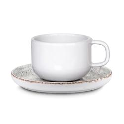 MEDARD DE NOBLAT 6 tasses et soucoupes à thé Braise Médard de Noblat - 3014152010227_0