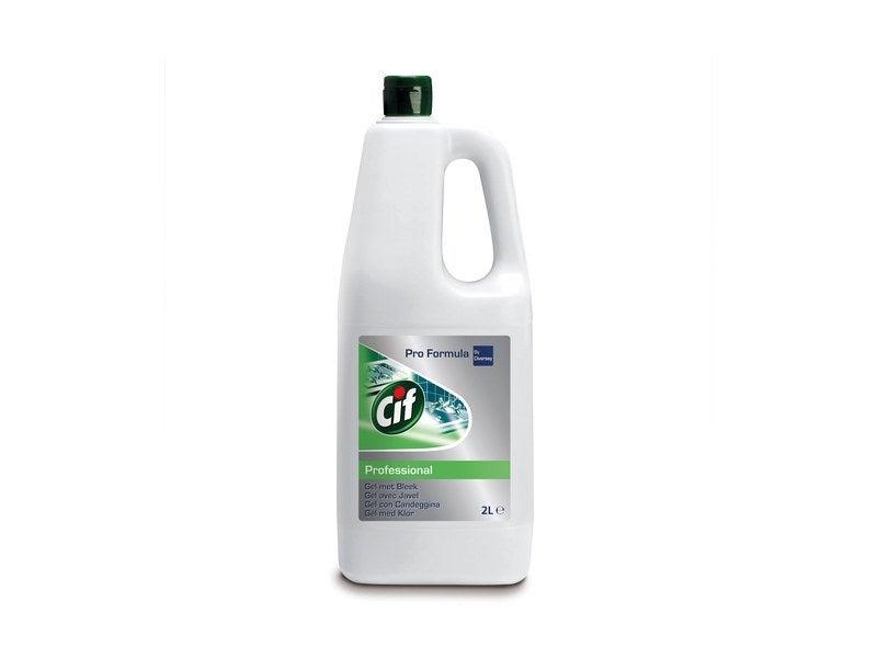 Nettoyant multi-surfaces en gel - Javel CIF PRO FORMULA 2L - Fabriqué aux Pays-Bas_0