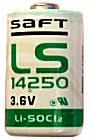 PILE LS14250 - 1/2AA - 3,6V - LITHIUM - SAFT