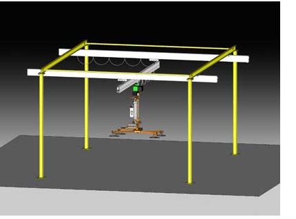 Portique de manutention avec palonnier à ventouse - mpr_0