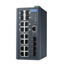 Switch industriel managé - 8GE + 4SFP + 4G Combo - Température -40 ~ 75°C - Référence: EKI-7716G-4F4CI-AE - Marque Advantech_0