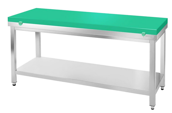Table de découpe verte (billot) 180 x 70 cm_0