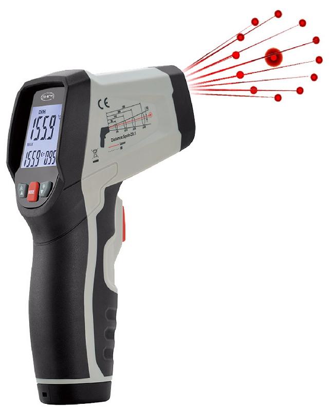 Thermomètre infrarouge + sonde type k #8834si_0