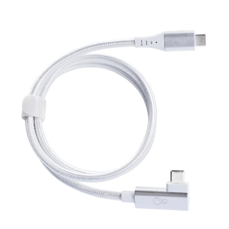 BACHMANN Ochno Câble USB-C coudé 0,7m argent_0