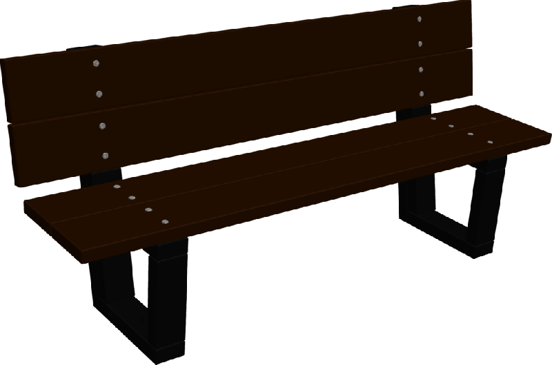 Banc Eko (4places) - Espace Renard fabricant et installateur - Réf : EK05.4_0