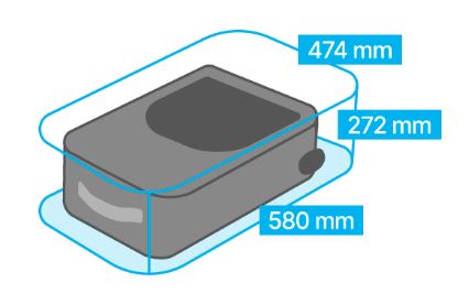 Casiers intelligents pour bagages et valises - H30 Super petit - Accès pratique pour petits objets personnels_1