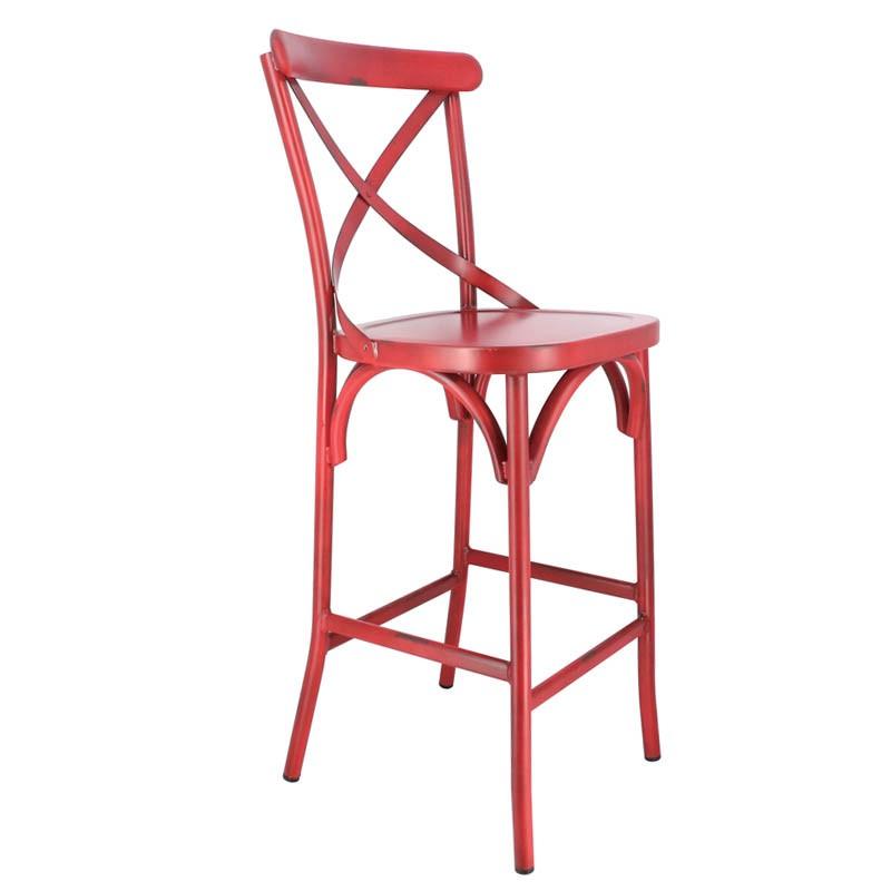 Chaise de bar Bayonne - ROUGE_0