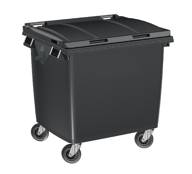 Containers Citybac® 1000 litres latéral fabriqués en France - CTNHDGRAGRA-SL16_0