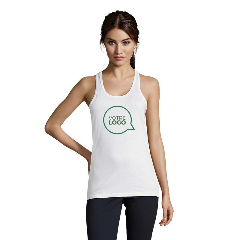 Débardeur femme Justin Women blanc - Tee-shirts personnalisés blanc_0
