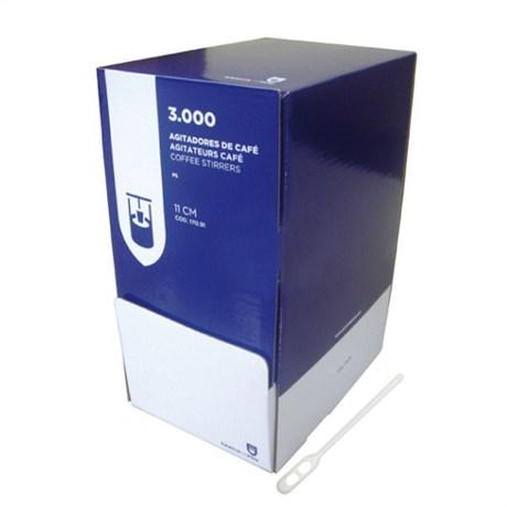 DISPENSER 3000 AGITATEURS CAFÉ 11 CM PS (VENDU PAR 5)