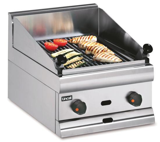 Grill à viande gaz avec deux zones -  375x440 mm - CG4-N_0