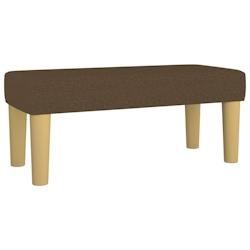 Helloshop26 - Banc banquette marron foncé 70 x 30 x 30 cm tissu 02_0010671 - 3000587247765_0