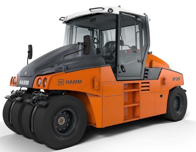 Hp 280 compacteur à pneumatiques - Hamm - Poids 9480 kg - Dimensions optimales et équipements modernes_0