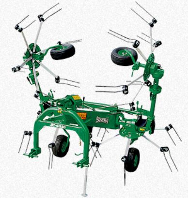 Girofaneur HT 4 pour tracteurs - Sovema - jusqu'à 25 CV - fonte et acier de première qualité_0
