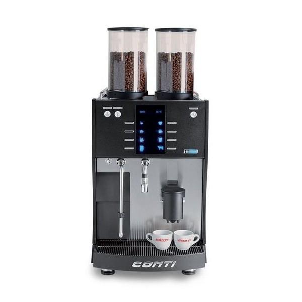 Machine à café automatique CONTI - 2 chaudières - Multi-boissons : café, lait, chocolat et thé - 1 moulin_0
