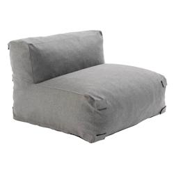 Oviala Business Fauteuil pour salon modulable gris - Oviala - gris polyester 111149_0