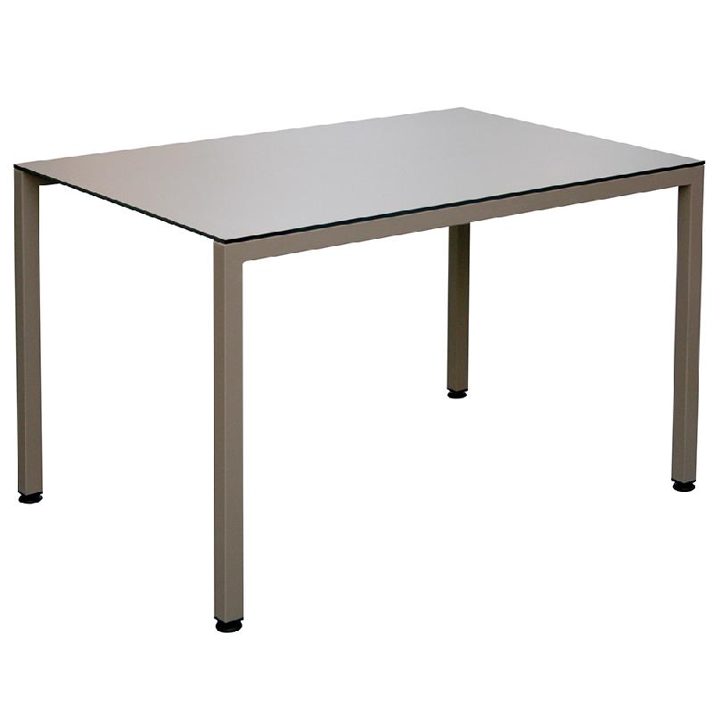 Piétement minimal - plateau compact 8 mm - mobilier pour terrasses CHR_0