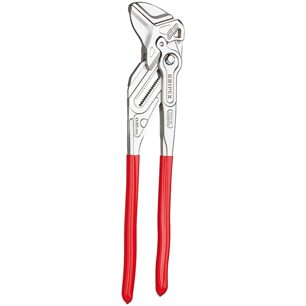 PINCE-CLÉ XL NICKELÉE KNIPEX LONGUEUR 400 MM