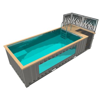 Piscine container - containerama - 6,05 m de long x 2,44m de large_0