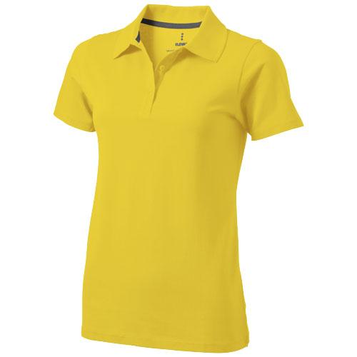 Polo manches courtes pour femme Seller 38091101 - col en côte tricot plat et maille piquée 100% coton 180 g/m²_0