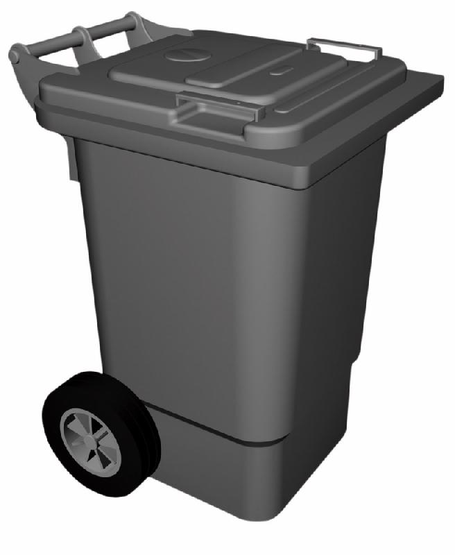 Poubelle sur roues 60 litres - Virtus GGZ0007 - Matériel d'hygiène et déchets_0