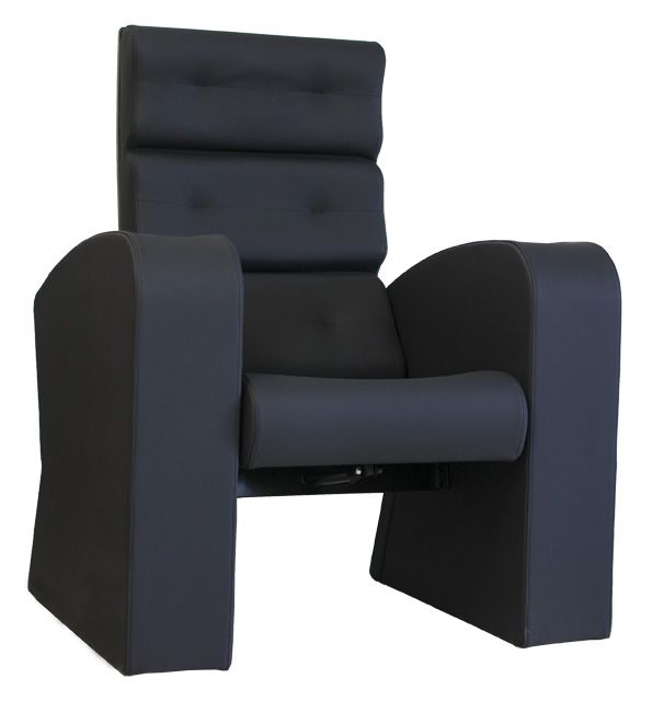 Sofia VIP - fauteuil de cinéma Ezcaray - structure acier, côtés rembourrés, accoudoirs intégrés et tête de lit_0