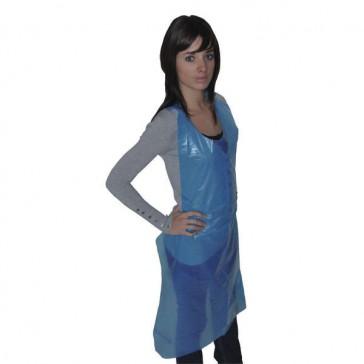 Tablier PE 30 microns - Éco, extensible, blanc 120x70 cm - 1 sachet x 100 unités - Kolmi Hopen_0