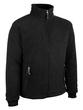 Veste polaire doublée - 330-350 g/m² - Coloris noir - Fermeture zippée et poches multiples_0