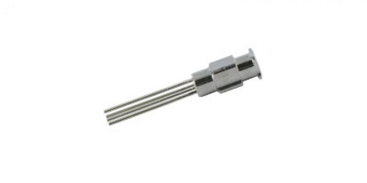 Aiguille de dosage sorties multiples - Capillaire inox taille 21 - Ø intérieur 0,5 mm - Ø extérieur 0,8 mm - Longueur 20 mm_0
