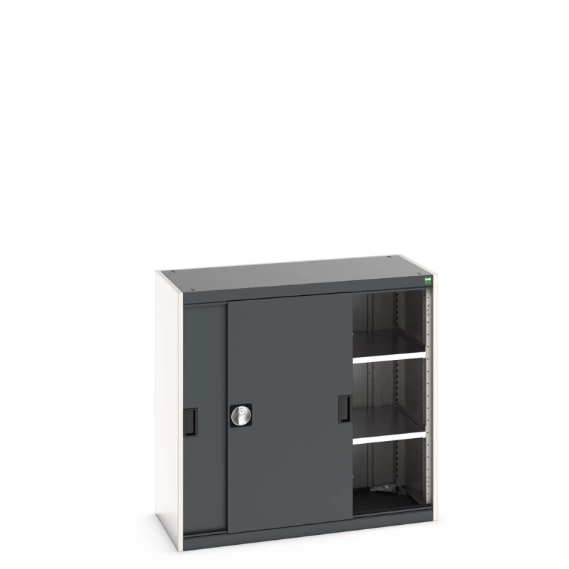 Armoire à portes coulissantes CUBIO - Hauteur 1000 mm_0
