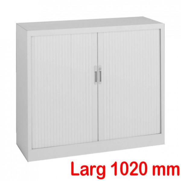 Armoire de bureau - L 1020 mm - Coloris gris - Marque Rolléco_0