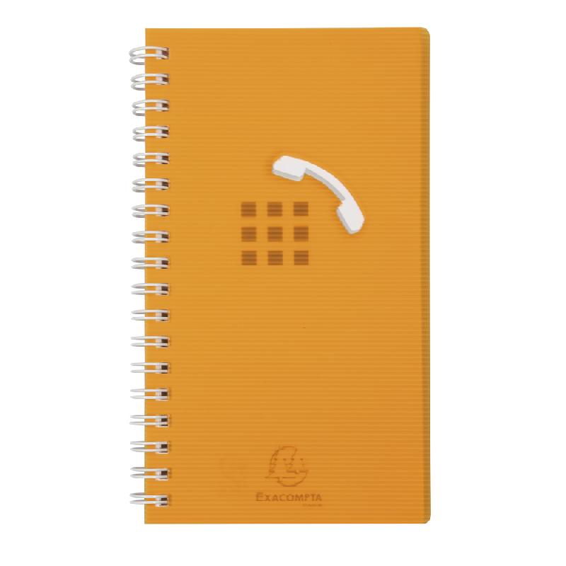 CARNET D'ADRESSES LINICOLOR 9 X 16 CM - COULEURS ASSORTIES - LOT DE 5