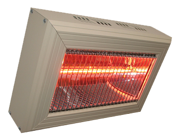 Chauffage radiant à infrarouge intérieur CQ15G - 1,5 kW - Quartz halogène - Aluminium anodisé_0