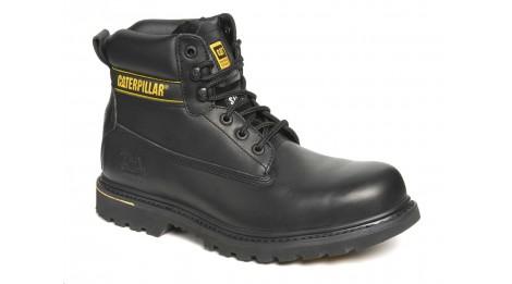 Chaussure de sécurité haute Caterpillar Holton S3 HRO - marron - taille 41 - cuir pleine fleur - norme EN 345-1_0