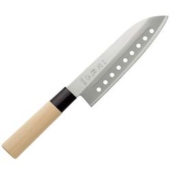 Couteau Japonais Santoku avec Trous Sekiryu SR110 16.5cm - SR110_0