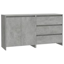 Helloshop26 - Buffet bahut commode armoire meuble de rangement organisateur cuisine salle de séjour salons lot de 2 bois 02_0036878 - 3000213101768_0