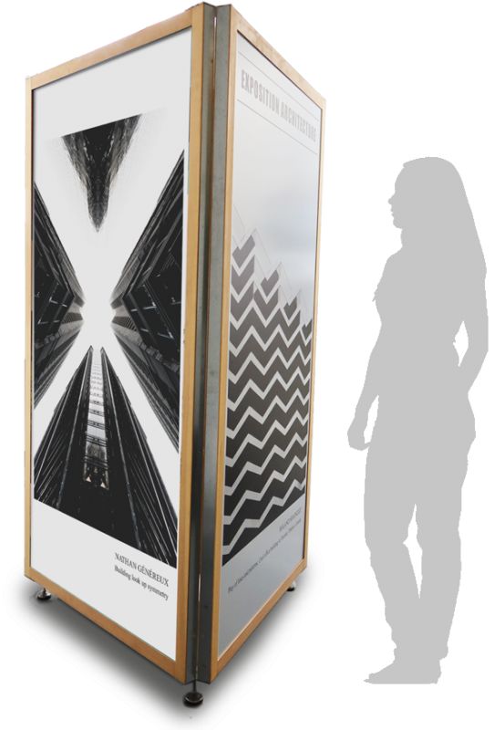 Totem modulable Liz - extérieur - structure en bois éco-responsable - Celize_0