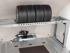 Option rack à pneus - RT4 - meuble de rangement pour véhicules utilitaires_0
