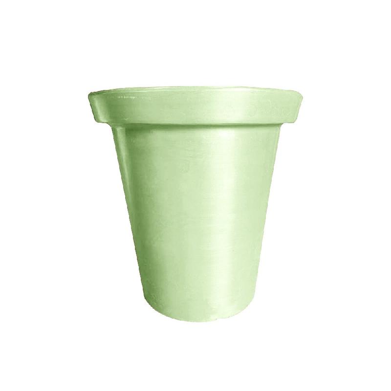 PLAST'UP ROTOMOULAGE Pot de fleurs rond xxl delight 760l - VERTAMANDE - vert 0637962081657_0