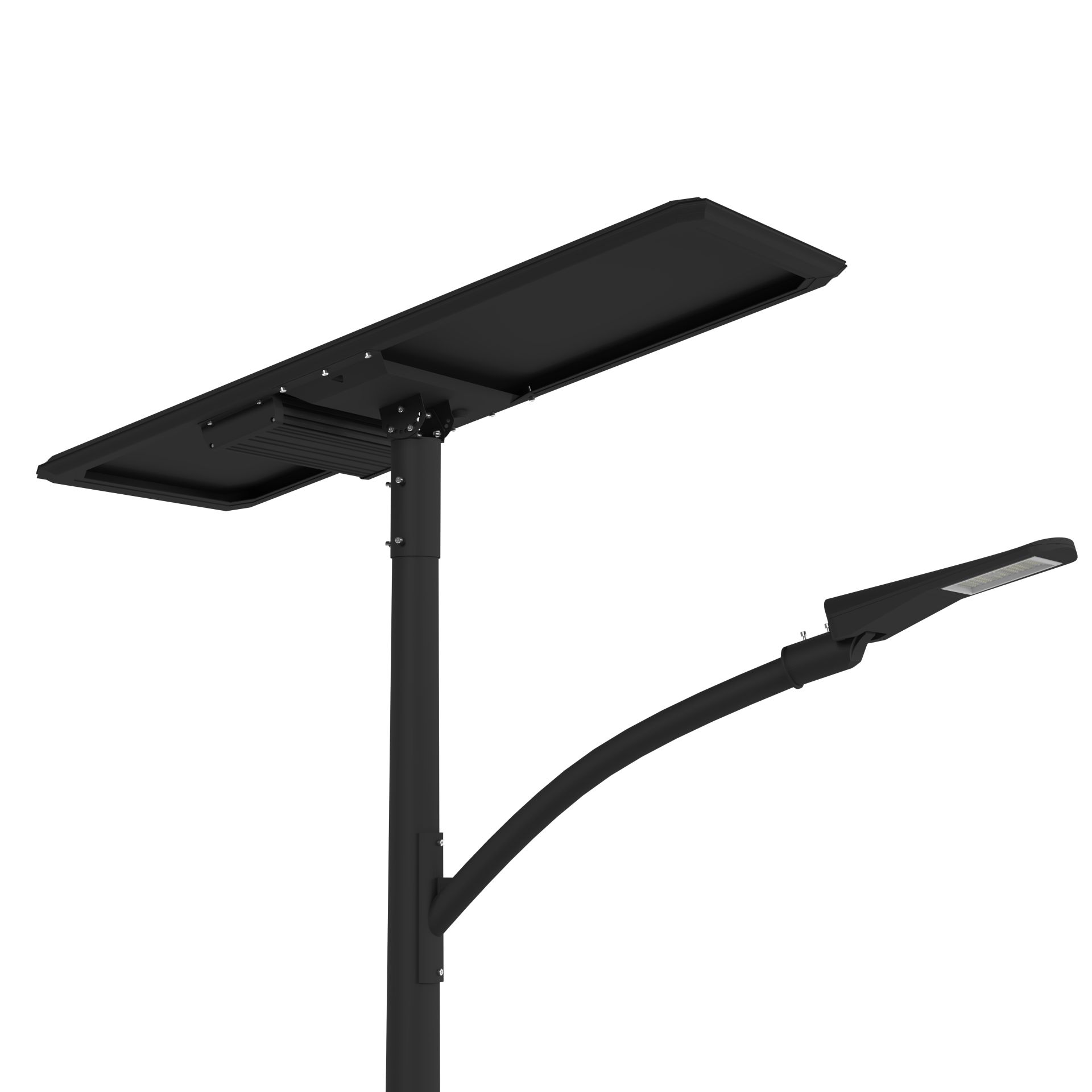 Lampadaire solaire avec détecteur de présence pour les applications routières et de zones - 60 W/11'760 lumens - SSLXPRO 9K - SOLUX_0