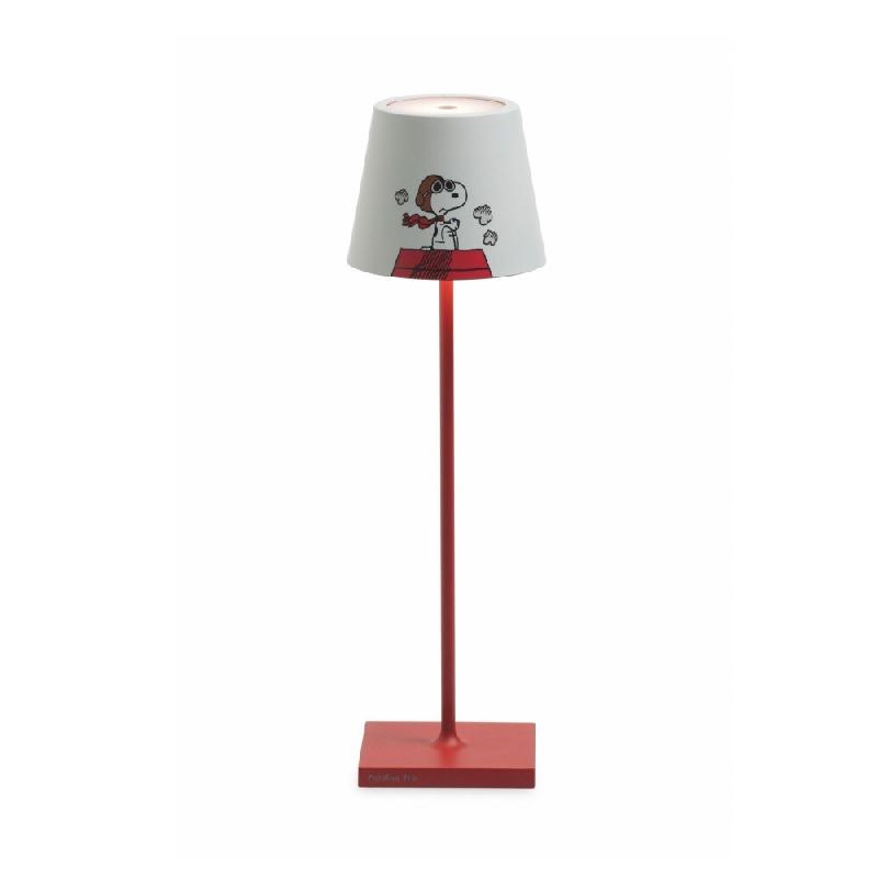 Zafferano Lampe Led Poldina Pro Peanuts Aviator Rechargeable Ip65 Extérieur, Dimmable Avec Autonomie Jusqu'À 12 Heures - multicolore 8054144504643_0