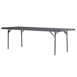 ZOWN Table pliante rectangulaire 243 x 91 cm XXL240 Classic - gris plastique SP-PT012X004_0