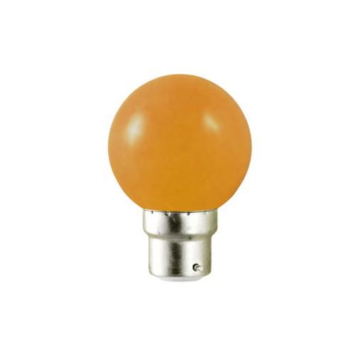 Ampoule LED 0.8 Watt - Bulb B22 - Orange - Culot B22_0