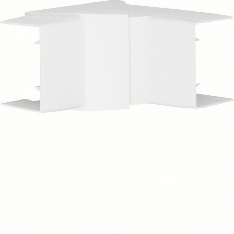 Angle intérieur variable blanc pour goulotte - Hauteur 6.3 cm x Profondeur 4.5 cm - PVC - Normes NF EN 50085-2-1 et NF C 15-100_0