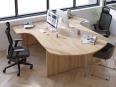 Bureau bench 2 personnes compact PILOTE avec extension - Normatic_0