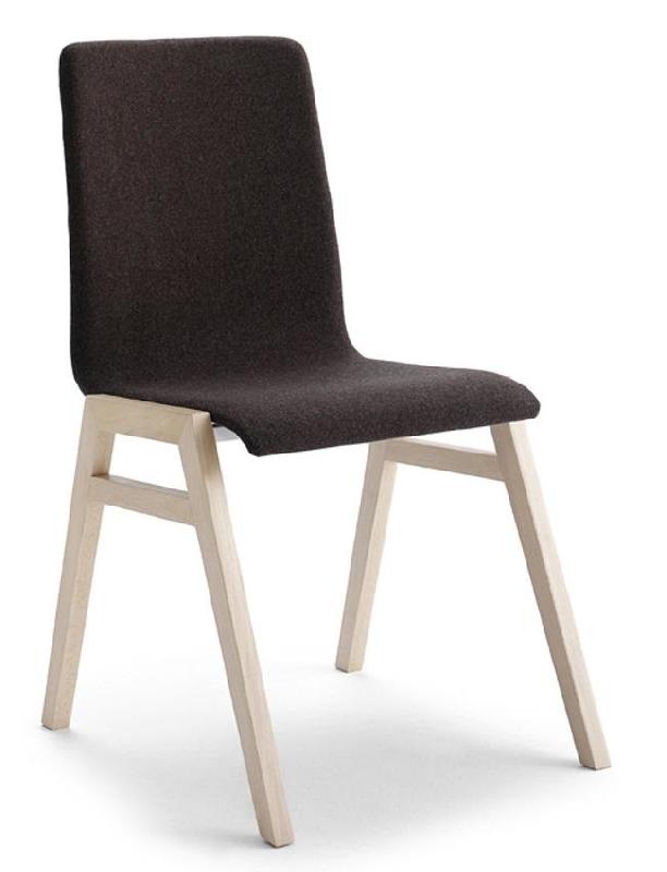 Chaise Soyouz/R - Structure en hêtre avec coque rembourrée de 2 cm d'épaisseur_0